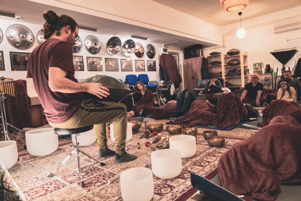 handpan used for meditation